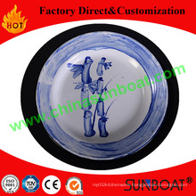 14/16/18cm Customized Cast Iron Round Enamel Vegetable Dish